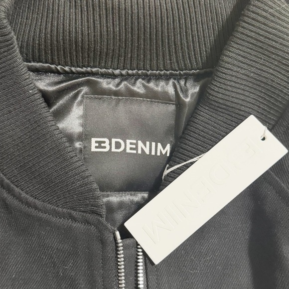 NWT EB Denim Lombardi Cotton Bomber Oversized Jacket Revolve size medium - Picture 6 of 8